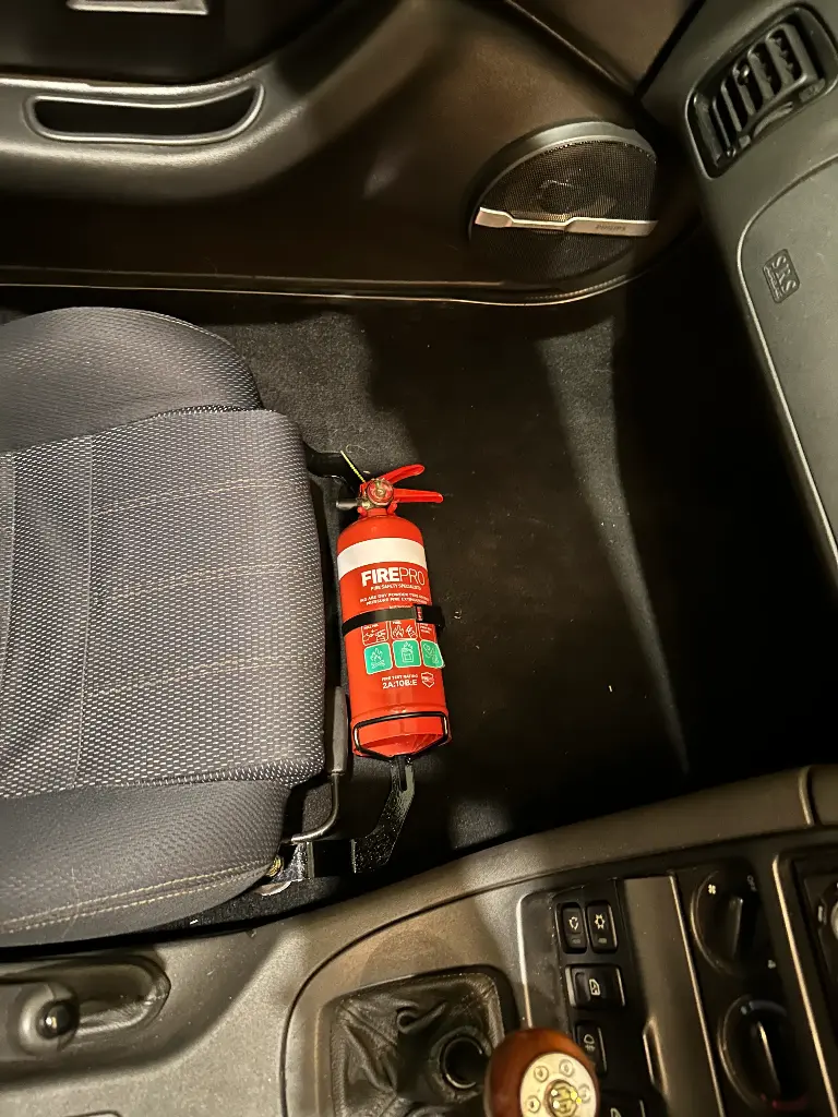 MGF Fire Extinguisher Seat Bracket